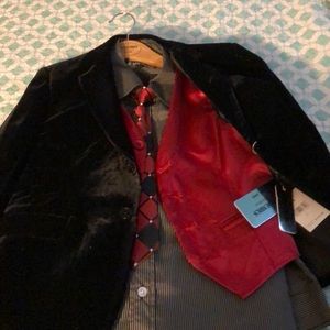 Boys 5-piece suit.  Blazer, slacks, vest etc.